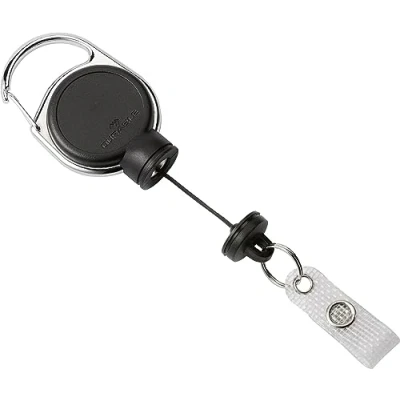 Obrázek Durable Jojo pro těžké držáky karet nebo klíče do 300 g, 1 kus, černá, 832901