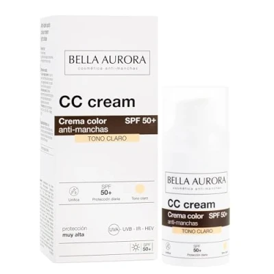 Obrázek Bella Aurora LSF 50+ opalovací krém s pigmentovými skvrnami kryt (světlý) 30 ml ochranný faktor 50+, prevence pigmentových skvrn, světlý tón pleti