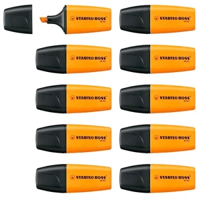 Obrázek Zvýrazňovač STABILO Boss MINI balení 10 ks oranžový