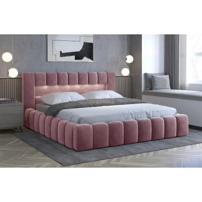 Obrázek Postel Lamica 180x200 + kovový rám / plynový vzpěry box na podestýlku Materiál Dekor: Monolith 63