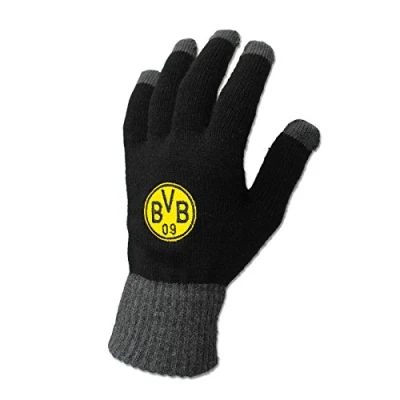 Obrázek Borussia Dortmund, Chytré rukavice BVB, černé, M