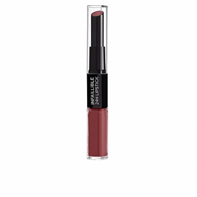 Obrázek L&#039;Oréal Paris L&#039;Oreal Infaillible 2 Step 801 Toujours Toffee, rtěnka na 24 hodin plné rty s hydratačním balzámem pro péči o