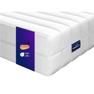 Obrázek Traumnacht Basic XXL 2 v 1 Duo ortopedická 7zónová matrace ze studené pěny, stupeň tvrdosti a 3, certifikováno dle Öko Tex, 140 x 200 cm, výška 22 vyrobeno podle německého standardu kvality