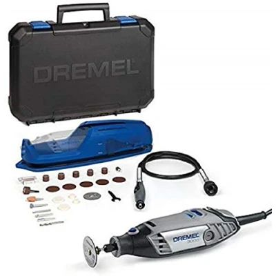 Obrázek Dremel Multifunkční nářadí 3000 italská verze (130 W, sada s 1 nástavcem, 25 dílů příslušenství, otočný rozsah 10 000 33 ot/min pro řezání, broušení, gravírování, leštění,