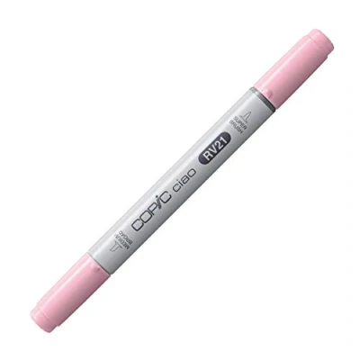 Obrázek COPIC Ciao Marker Typ RV 21, světle růžová, univerzální popisovač rozložení, se středně širokým a jedním štětcovým hrotem
