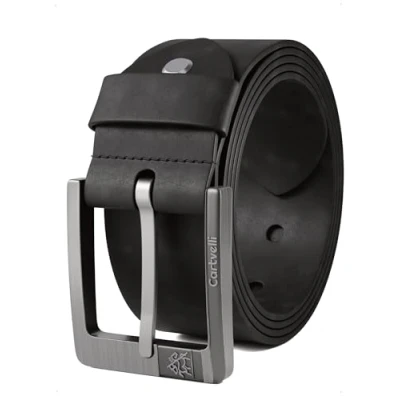 Obrázek Cartvelli Prémiový kožený pásek pánský černý Made in Germany s dárkovou krabičkou z pravé kůže plná džínový široký 40 mm oblek džíny chino pants, Kaviar černá