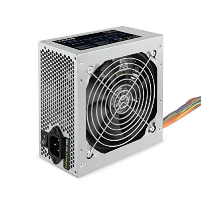 Obrázek TooQ TQEP 500SSE 500 W Ecopower II Netzteil mit aktivem PFC, geräuschloser 120mm Lüfter automatischer Drehzahlregelung (ATX 12V V1.3, CE/, Farbe Silber)