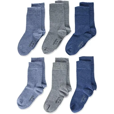 Obrázek camano SOFT 6 PACK Ponožky pro děti, Velikost: 27 30, Jeans mix
