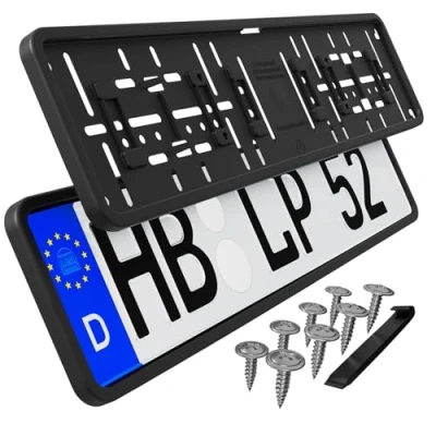 Obrázek Držák RZ registrační značky Auto SPZ Bez rámu 2 kusy