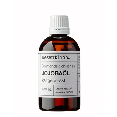 Obrázek wesentlich. jojobový olej lisovaný za studena, nativní 100 ml 100% čistý pro pokožku a vlasy, obličej nehty