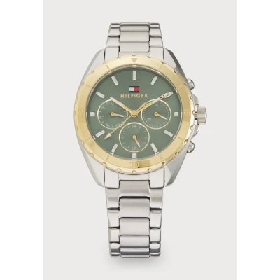 Obrázek Tommy Hilfiger Mellie Hodinky green/silver/goldcoloured, Ženy, Velikost: One Size, Green/silver/gold coloured