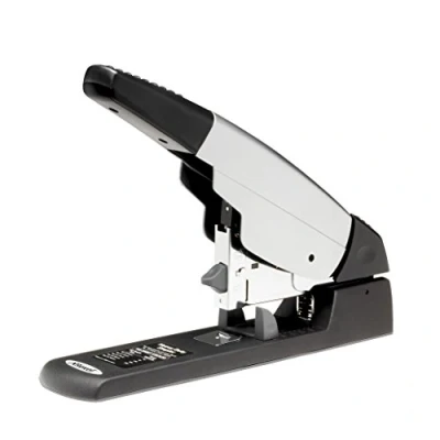 Obrázek Rexel 2100921 Apollo Heavy Duty sešívačka, 65 mm, 200 listů, 1 kus, černá/chrom