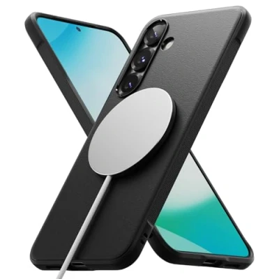 Obrázek Ringke Onyx magnetické pouzdro [kompatibilní s MagSafe] pro Samsung Galaxy S25 Plus, pevné uchopení protiskluzové, štíhlé, robustní nárazuvzdorné odolné proti poškrábání, na mobil