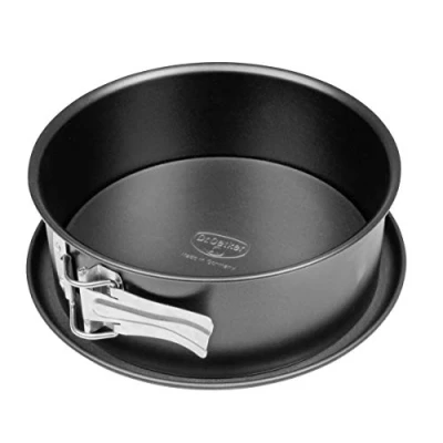 Obrázek Dr. Oetker pečicí forma Ø 18 cm, s plochým dnem, kulatá dortová z oceli nepřilnavým povrchem (barva: černá), množství: 1 kus