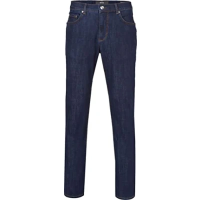 Obrázek BRAX Pánské Style Cooper Fancy Five Pocket kalhoty v maratonské kvalitě 01Kalhoty, Tmavě modrá