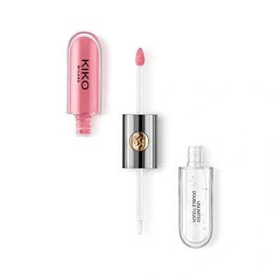 Obrázek KIKO Milano Unlimited Double Touch 111, tekutá rtěnka s dlouhým držením (12 hodin) ve 2 krocích, zářivý povrch
