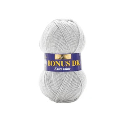 Obrázek Hayfield Bonus DK dvojitá pletenina, světle šedá směs (814), 100 g od Sirdar