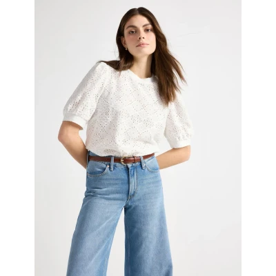 Obrázek Lindex WITH Embroidery Blůza, Ženy, Velikost: 34, Off white