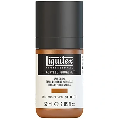 Obrázek Liquitex akrylová barva Professional 2059330, s kvašovými vlastnostmi, stálá na světle, voděodolná, 59 ml dávkovací láhev Siena Nature