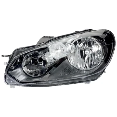 Obrázek HELLA 1EG 009 901 211 halogen/FF světlomet mimo jiné VW Golf VI (5K1) ECE/CCC pro pravostranný provoz vlevo, černý
