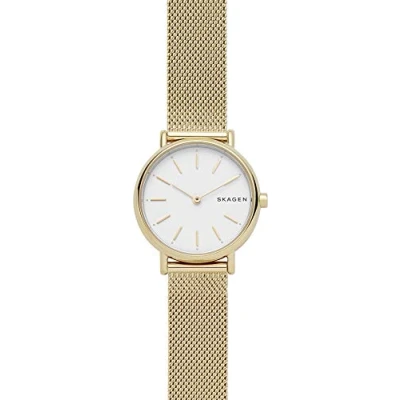 Obrázek Skagen Signatur Hodinky goldcoloured, Ženy, Velikost: One Size, Gold coloured