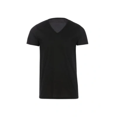 Obrázek Trigema Dámské tričko s výstřihem do V Slim Fit, černá