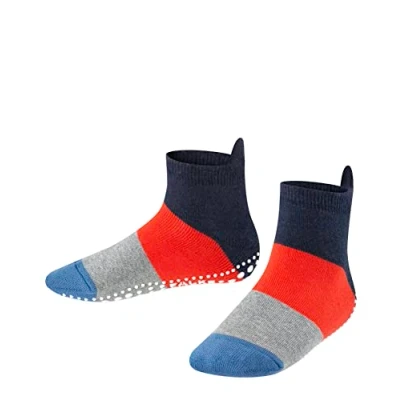 Obrázek FALKE Unisex dětské protiskluzové ponožky, Modrá Navy Blue Melange 6490