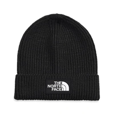 Obrázek The North Face BOX LOGO Cuffed Čepice pro děti, Velikost: One Size, Black