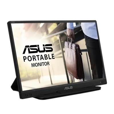Obrázek ASUS ZenScreen MB166C přenosný USB monitor 15,6 palců Full HD 1920 x 1080, hybridní typ C, autorotace, lehký design, Smartcase, podstavec stativu IPS panel, 16:9, antireflexní