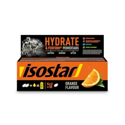 Obrázek Isostar Fast Hydration PowerTabs 10x12g pomeranč Tablety