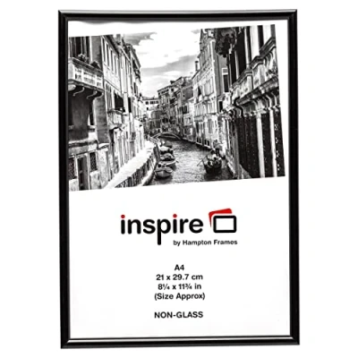Obrázek TPAC A4MARBLK NG Plastový fotorámeček Certiciate, DIN A4, 21 x 29,7 cm, černý