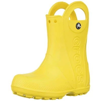 Obrázek Crocs Unisex Dětské boty Handle It Rain, žluté, 33/34 EU, Žlutá