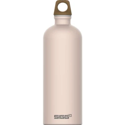 Obrázek SIGG láhev na pití Traveller MyPlanet™ Journey Plain (1,0 l), klimaticky neutrální a nepropustná pití, lehká pírková z hliníku, Made in Switzerland