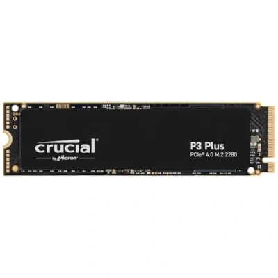 Obrázek Crucial Interní SSD P3 Plus 1TB M.2 PCIe Gen4 NVMe, 5000 MB/s čtení, psaní 3 600 MB/s, kompatibilní s notebookem a desktopem, pevný disk CT1000P3PSSD801