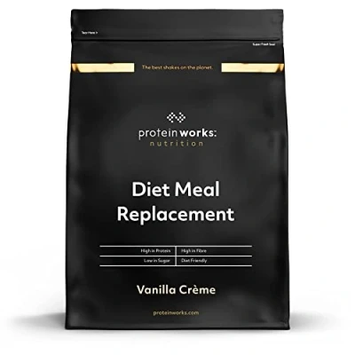 Obrázek Protein Works Dieta náhrada jídla 250 kalorií Pitné jídlo na hubnutí 28 servírek vanilkový krém 2 kg