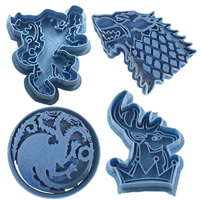 Obrázek Cuticuter Game of Thrones Pack vykrajovátko, modrá, 16 x 14 1,5 cm, 4 kusy
