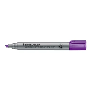Obrázek Staedtler 356 B 6 Lumocolor Flipchartový popisovač klínový hrot, 2 nebo 5 mm, 10 kusů, fialový