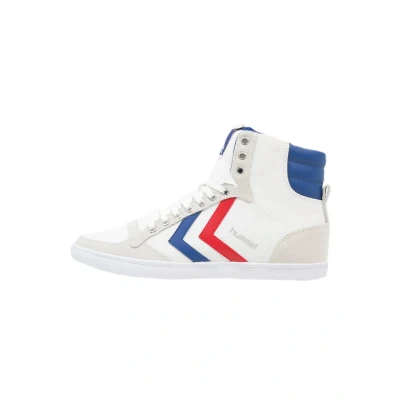 Obrázek Hummel Slimmer Stadil Vysoké tenisky, Velikost: 36, White/blue/red boty
