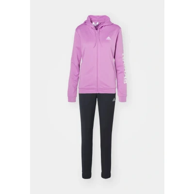 Obrázek adidas Sportswear Linear Tracksuit SET Tepláková souprava, Ženy, Velikost: XS, Preloved purple/black