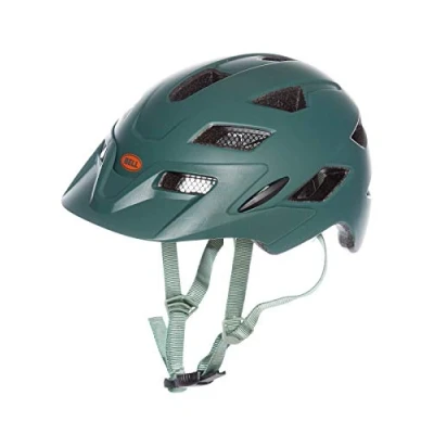 Obrázek Bell Cyklistické helmy Unisex Sidetrack Youth, matná tmavě zelená / oranžová, jednotná velikost