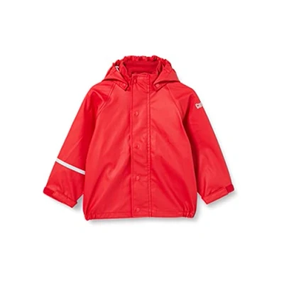 Obrázek CareTec Unisex dětská Rain Jacket Pu W/O Fleece bunda do deště, Červená (402)