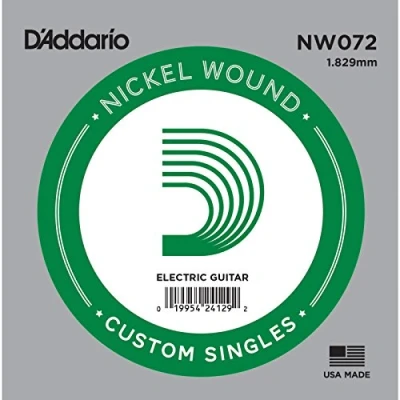 Obrázek D&#039;Addario NW072 niklové jednotlivé struny pro kytary 0,18 cm (0,072 palců)