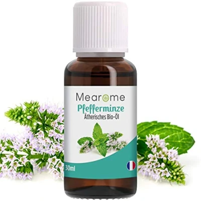Obrázek mátový olej BIO 30 ml éterický 100% přírodní proti bolestem hlavy migrény Máta peprná vůně ke konzumaci Difuzér vonný vonná lampa Aromaterapie Pur také nazývaný