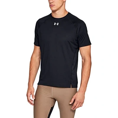 Obrázek Under Armour Pánské prodyšné tričko UA Qualifier z ultralehké látky, pohodlné sportovní s úzkým střihem, černá,