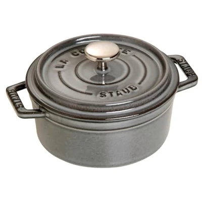 Obrázek Litinový minikokot STAUB, kulatý 12 cm, 0,4 L, grafitově šedá