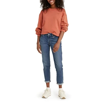 Obrázek Levi&#039;s Dámské Mid Rise Boyfriend Jeans, Lapis Gem, Pas 27 / délka