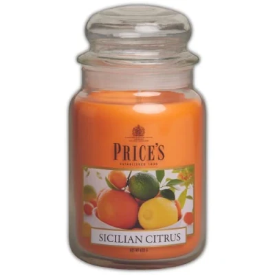 Obrázek Prices&#039;s Große Jar sicllian Citrus Kerze