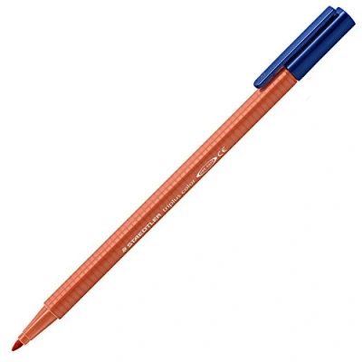 Obrázek Staedtler 323 24 fixů Triplus, barva trojhranná stopka v kartonovém pouzdře, omyvatelná, cca 1 mm, 10 kusů, šarlatově červená