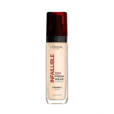 Obrázek L&#039;Oréal Paris Make up, voděodolný a dlouhotrvající, tekutý podklad s LSF 25, Infaillible 32H Fresh Wear 10 neutrální, 30 ml