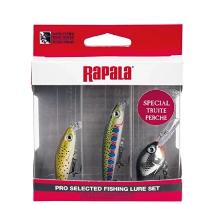Obrázek Rapala Ultra Light Angelköder Kit Forellen und Barschköder Shad 4cm, Minnow 6cm Crank 3cm Süßwasser Hergestellt in Estland Mehrfarbig